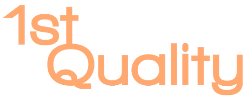1stQuality logo specialty white
